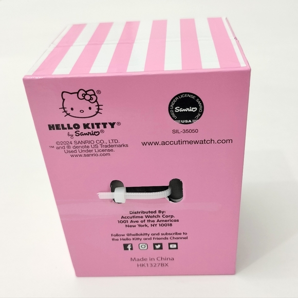 Hello Kitty Sanrio Watch Pink with Charm, New in Box. - Picture 6 of 7
